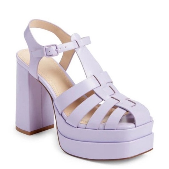 NEW! BP Purple Amaya Fisherman Platform Sandals - Size 10 - Picture 1 of 16
